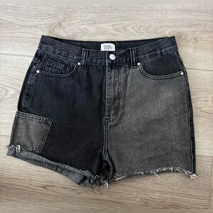 Simple SOCIETY Women's Black Denim Shorts